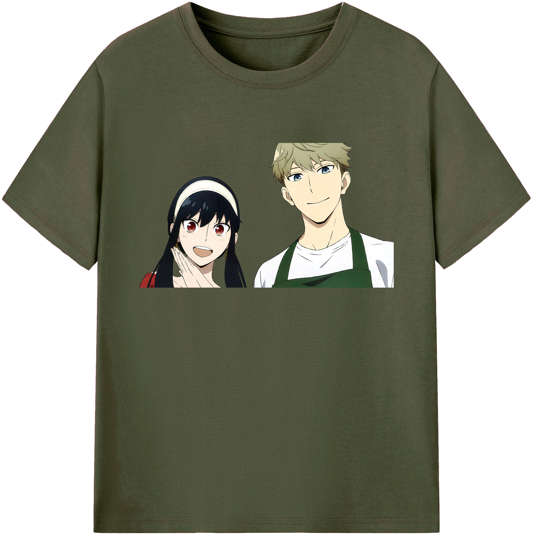 （画像用） SPY×FAMILY间谍家家酒 綿100％ メンズ半袖Tシャツ｜肌触りやわらか＆通気性